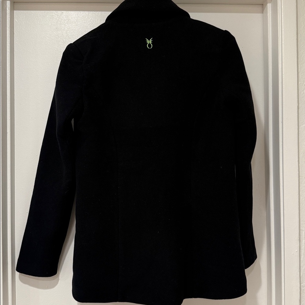 Dudley Stephens Classic Black Fleece Blazer Sz S - Picture 7 of 9
